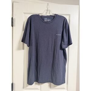 Men's Columbia Extra Large Dusty Blue Cotton T-shirt